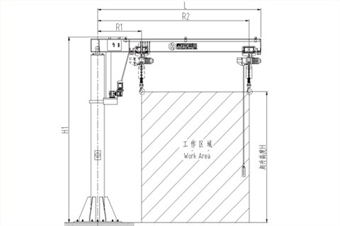 BZ型柱式手动旋臂起重机