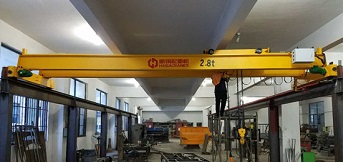 杭州宇龙电动车订购2.8吨桥式双梁起重机
