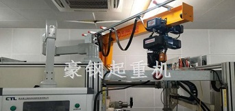 广汽集团订购豪钢250kg悬臂吊调试完成