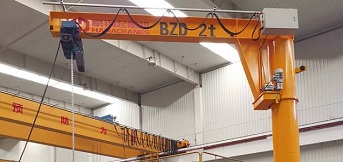 昆山铝业定制豪钢2吨BZD德玛格葫芦悬臂吊
