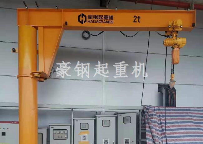 西门子数控（南京）有限公司新工厂车间2吨悬臂吊，安装调试完成